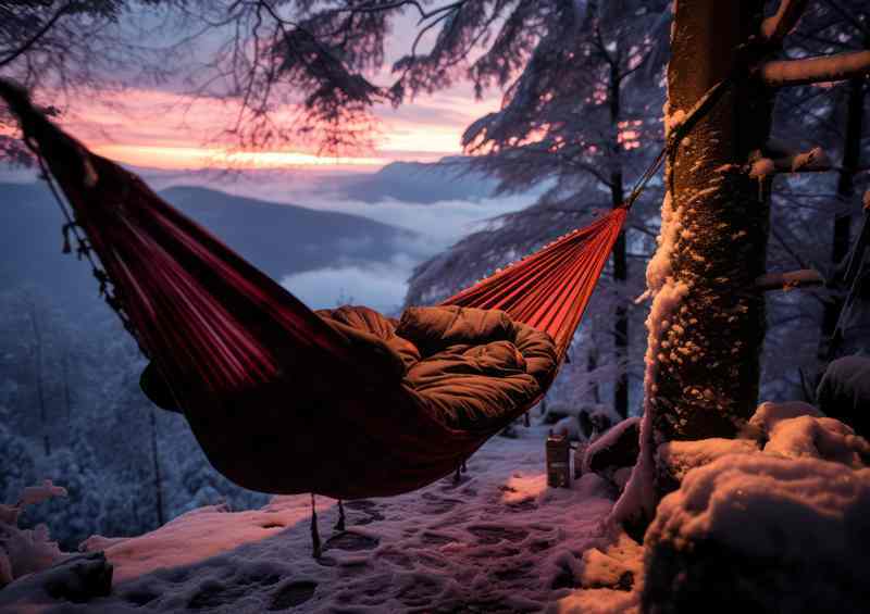 Sleeping Outdoors With A Mountain View