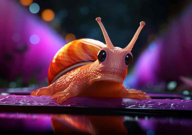 Garden Gems Rainbow Hued Snails at Home