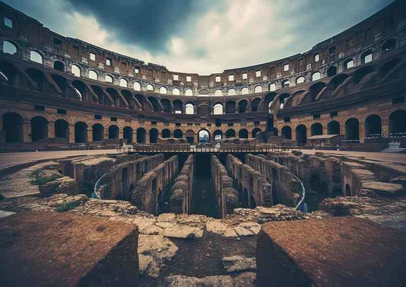 Roman Coliseum Inside View