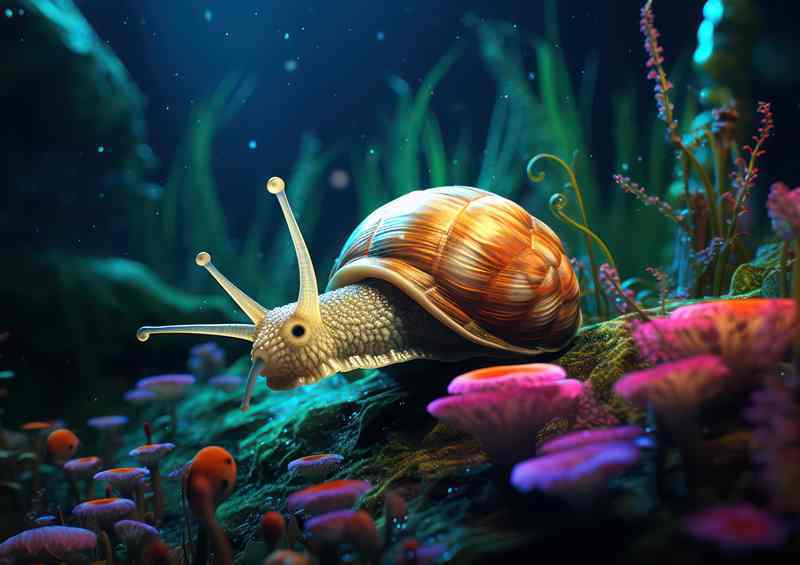 Slowly But Surely Snails Paint the Garden