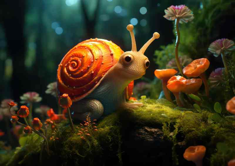 The Secret World of Technicolor Snails