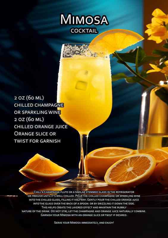 Mimosa Cocktail Drink