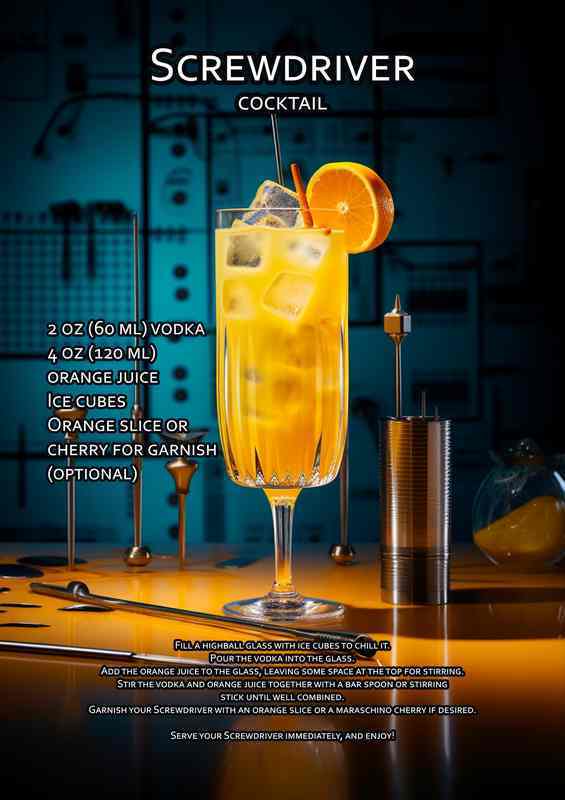 screwdriver Cocktail Drink
