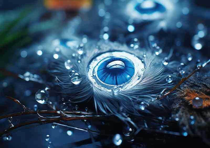Water Droplets Cover The Ground Floor