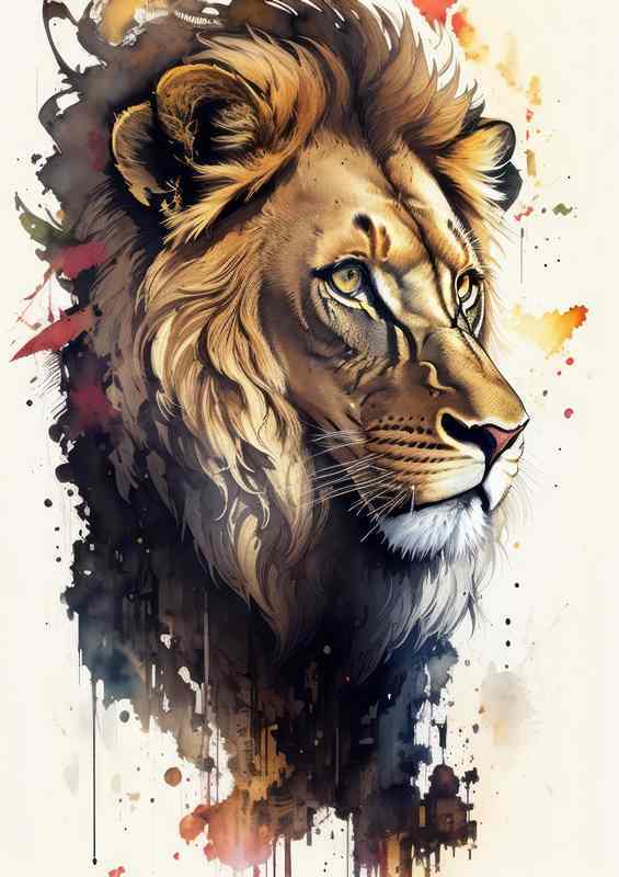 Beauty of the Majestic Lion