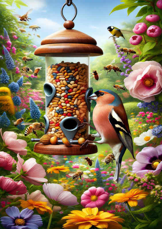 British Garden Feeder Finch Delight