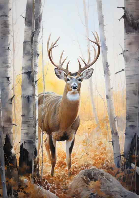 Exploring the Woodlands with Deer