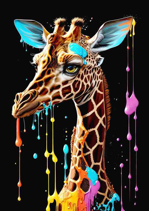 Jerry the giraffe splash art
