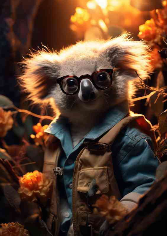 Kev The Koala Getting Ready To Go Exploring