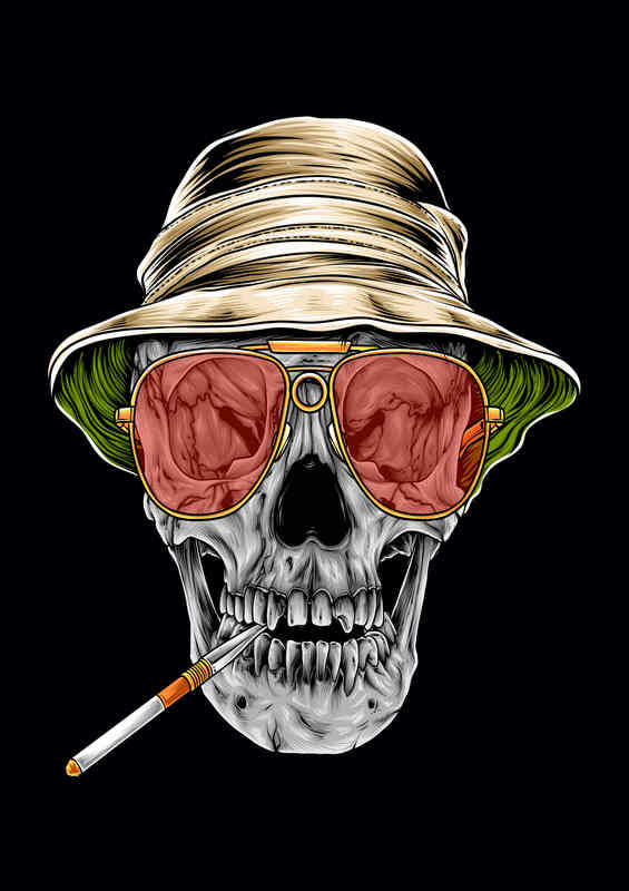 Fear Of Loathing the hat and glasses