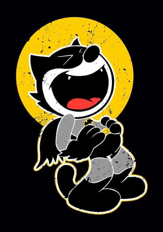 Felix Catman Metal Poster