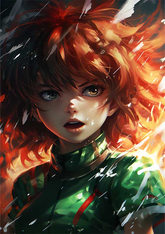 Kagura bikuuda painted style look