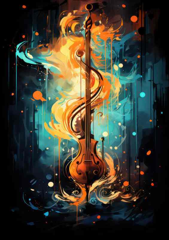 Music note art