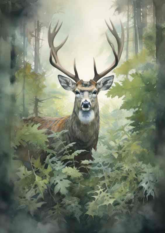 The Majestic Deer A Woodland Wonder
