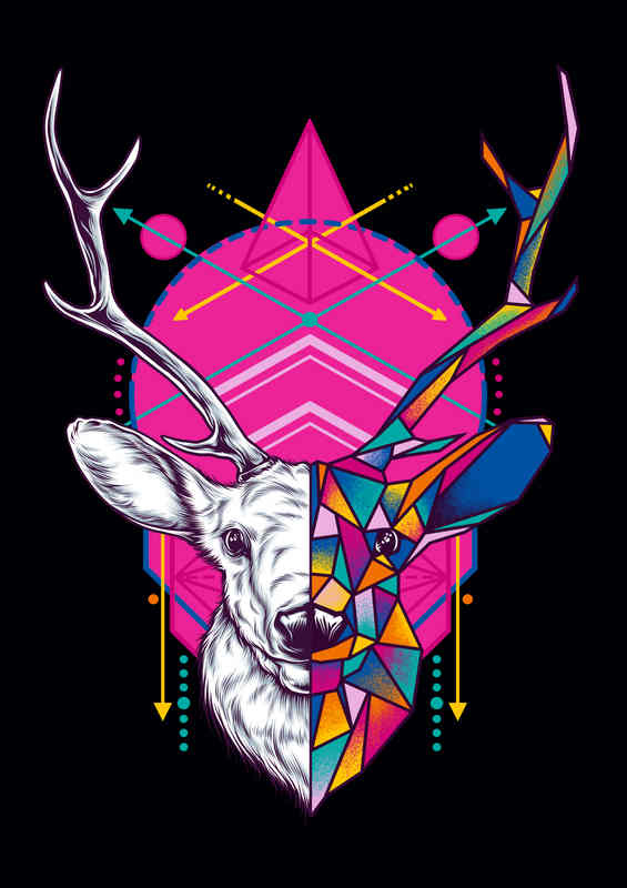 Geometric Deer