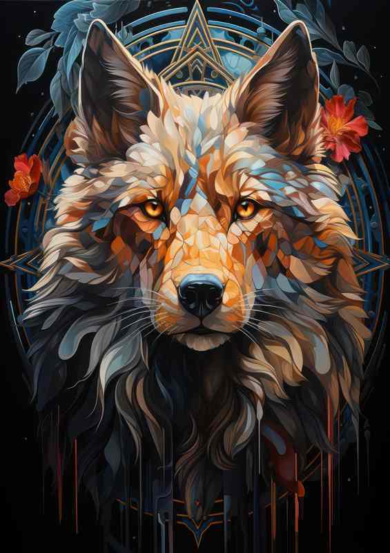 The White Wolf with a spiritual style
