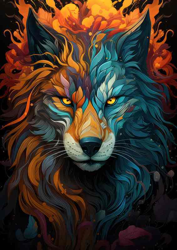 The Wolf Looking Slightly Fustrated vice colours