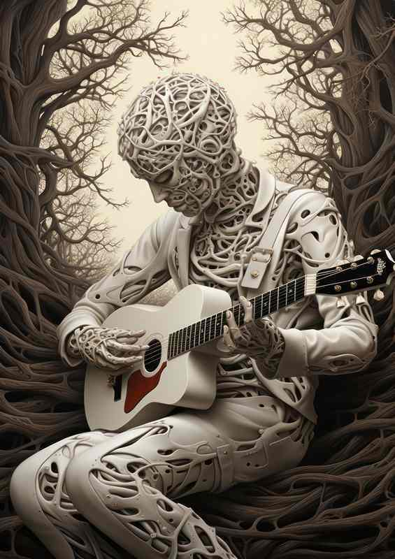 Musical art from beyond highly detailed surrealism