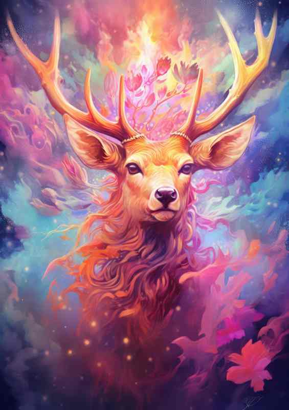 Vibrant Deer Bliss nice pink tones