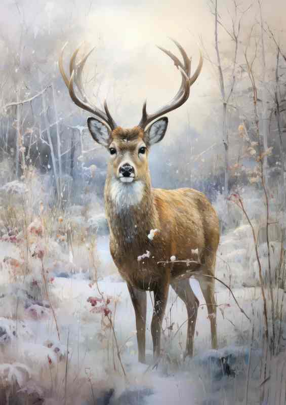 Woodland Guardians The Role of Deer in Snow
