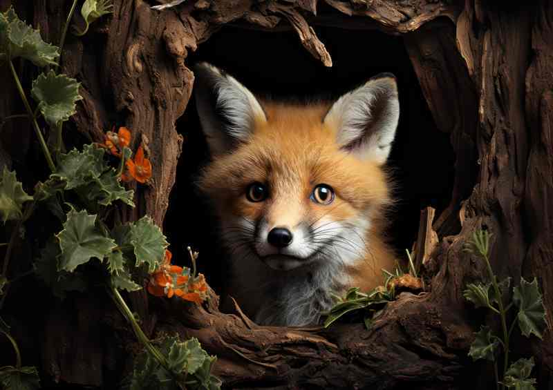 A Fox waiting for her mum to come back