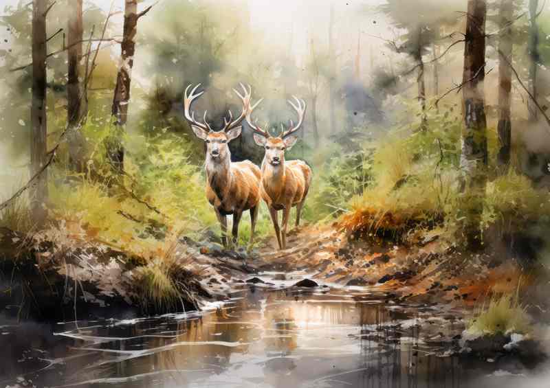 Deer in the Woods A Natural Beauty to Behold