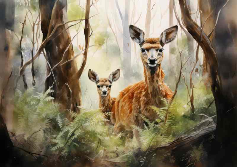 Majestic Guardians Deer and the Forest