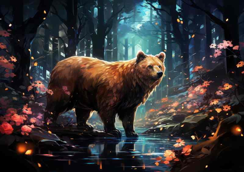 Bear in Woods