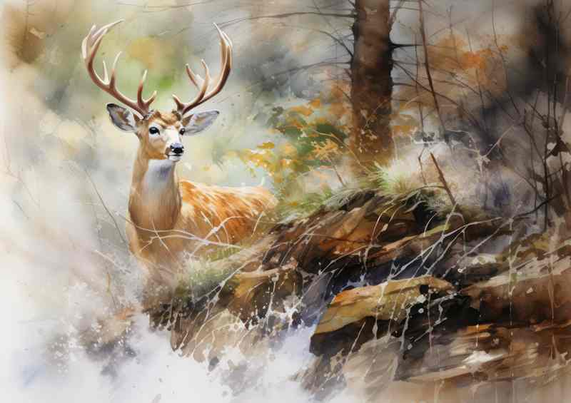 Serenade of the Woods Deer in their Habitat