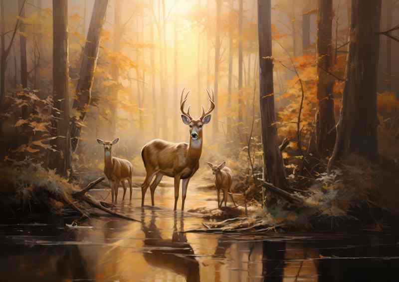 The Wilderness Chronicles Deer in Their Natural Habitat