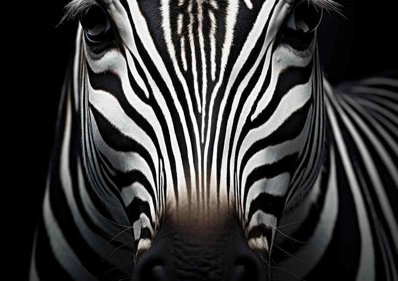 Zebra head
