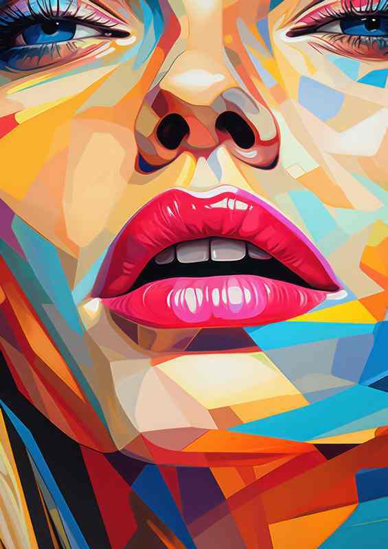 Abstract Faces An Artistic Exploration