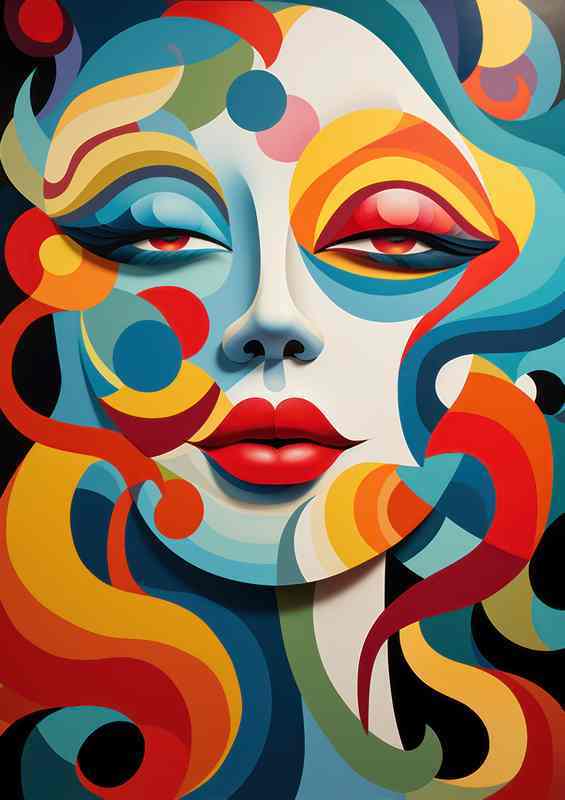 Abstracted Humanity Exploring Colorful Faces in Art