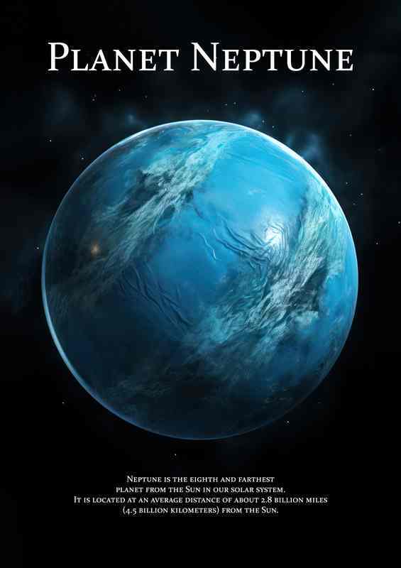 Planet Neptune Space Art