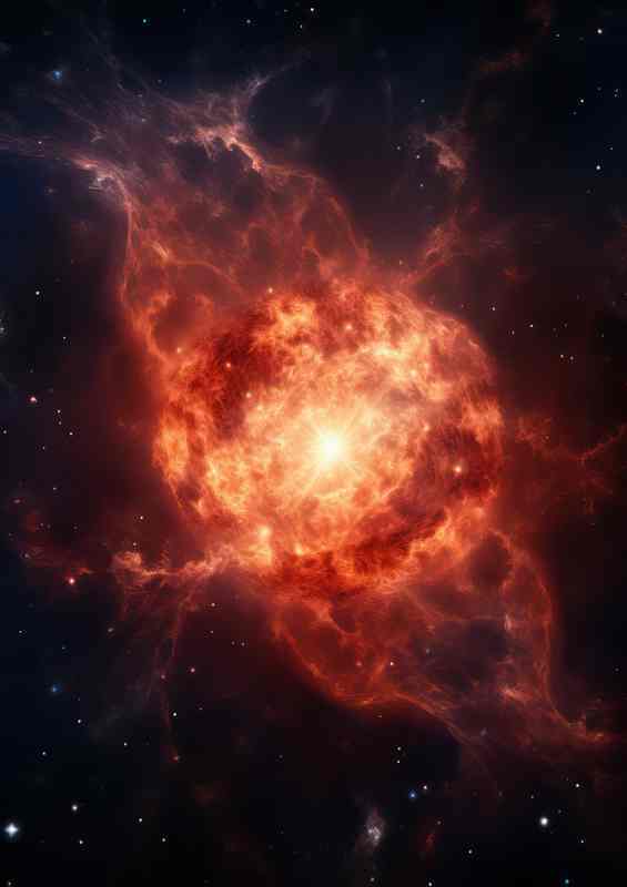 Cosm Nursery Crab Nebula Metal Poster