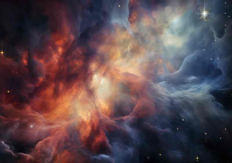 In Space The Orion Nebula Misty Matter