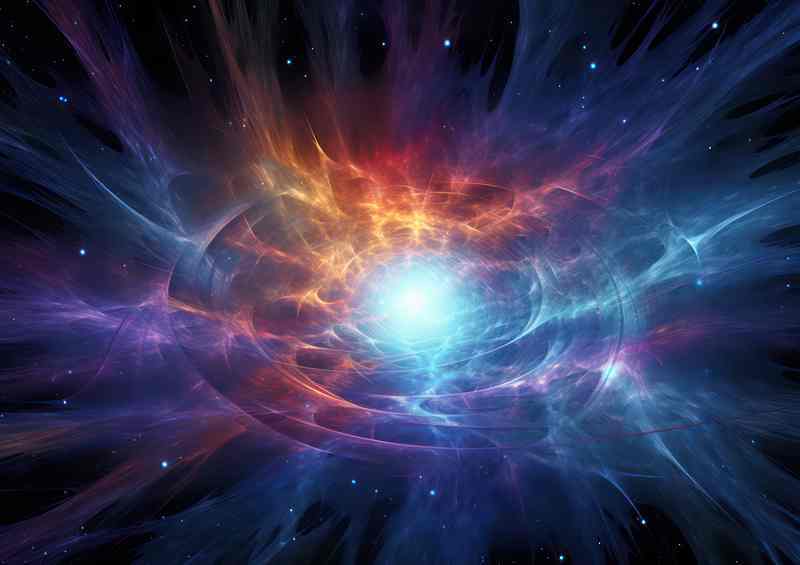 Nebula Space Metal Poster
