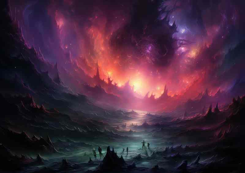 One Of The Nebual Clusters Fantasy Space Art