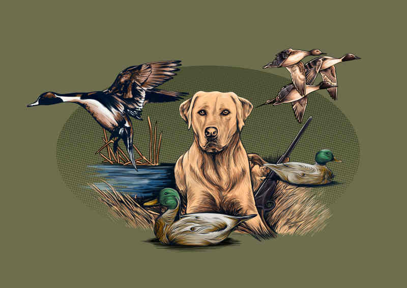 Duck Hunt Season Green