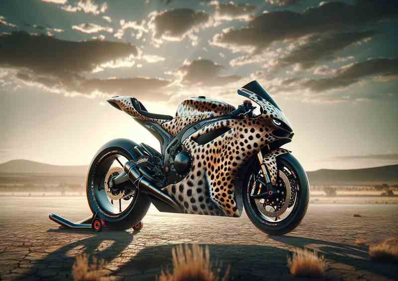 Cheetah Themed Superbike High Speed Design