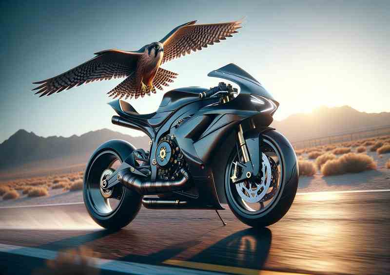 Falcon Inspired Superbike Dynamic Design
