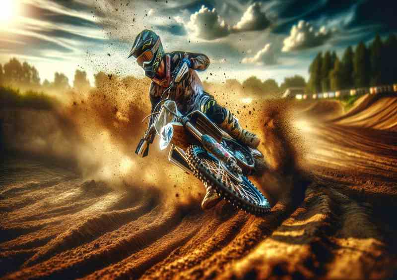 Motorcross Bike Racer Extreme Sports Action