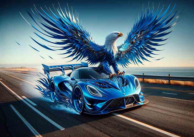 Majestic Eagle Fusion Blue Car