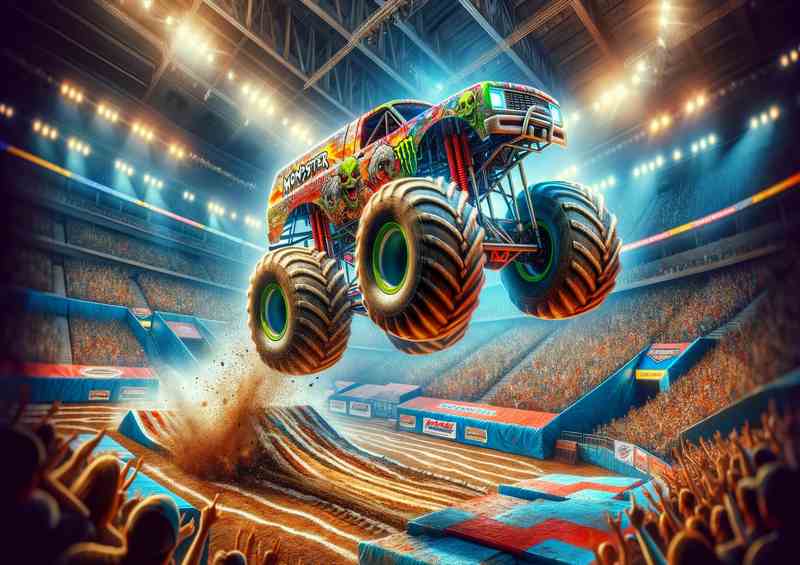 Monster Truck Spectacular Showdown Illustration