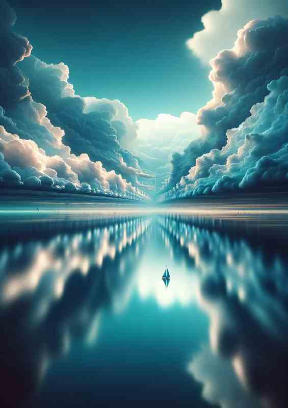Horizocean Metal Poster