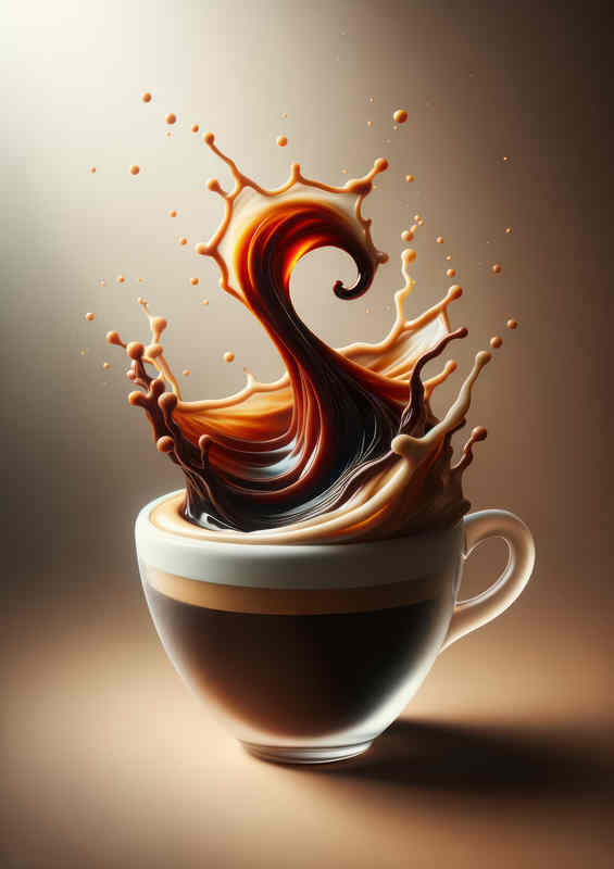Americano Artistry Waters Dance with Espresso