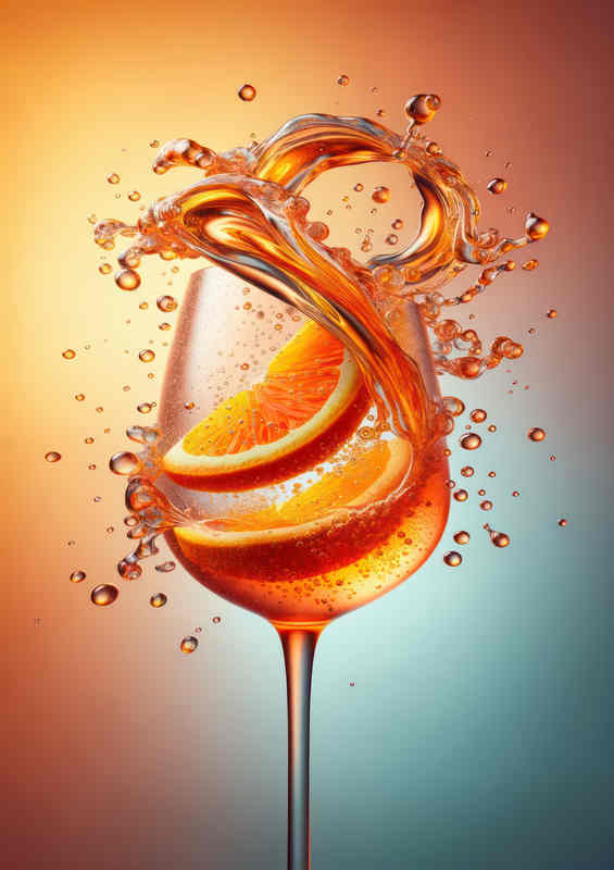 Aperol Spritz Aesthetics Orange Slices Dynamic Dive
