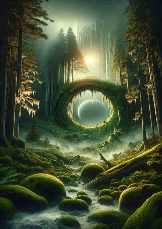 Ancient Forest Gateway to Mysterious Worlds