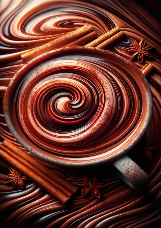 Cinnamon Swirl Sensation Spiced Chocolate Euphoria