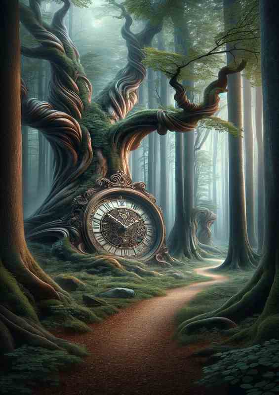 Enigmatic Forest of Time seems to stand still